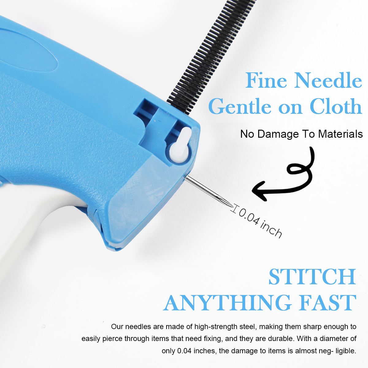 HASTHIP Quick Clothing Stapler Handheld Sewing Machine Quilt Tacking Gun Micro Stitching Machine Tagging Stitch Tool Kit for Clothing, Quilting, Tailoring HASTHIP Quick Clothing Stapler Handheld Sewing Machine Quilt Tacking Gun Micro Stitching Machine Tagging Stitch Tool Kit for Clothing, Quilting, Tailoring